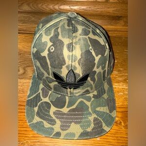 Adidas Green Camo Cap with Black Logo